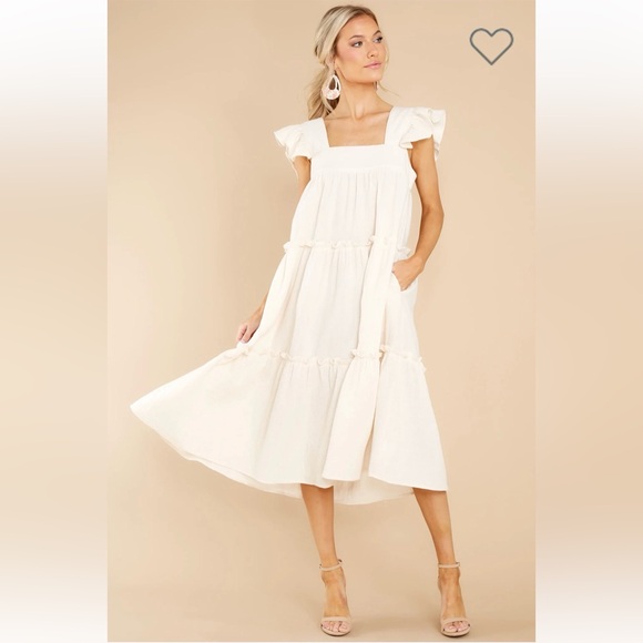 Red Dress Boutique Dresses & Skirts - Ivory Midi Dress
